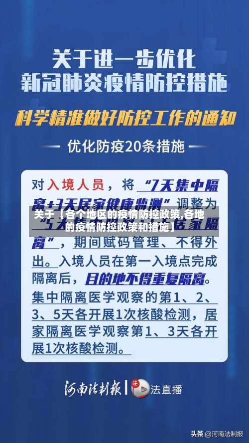 关于【各个地区的疫情防控政策,各地的疫情防控政策和措施】