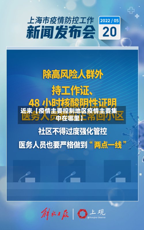 近来【疫情主要控制地区疫情主要集中在哪里】-第3张图片
