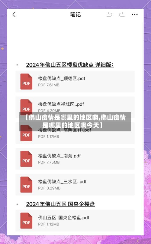 【佛山疫情是哪里的地区啊,佛山疫情是哪里的地区啊今天】