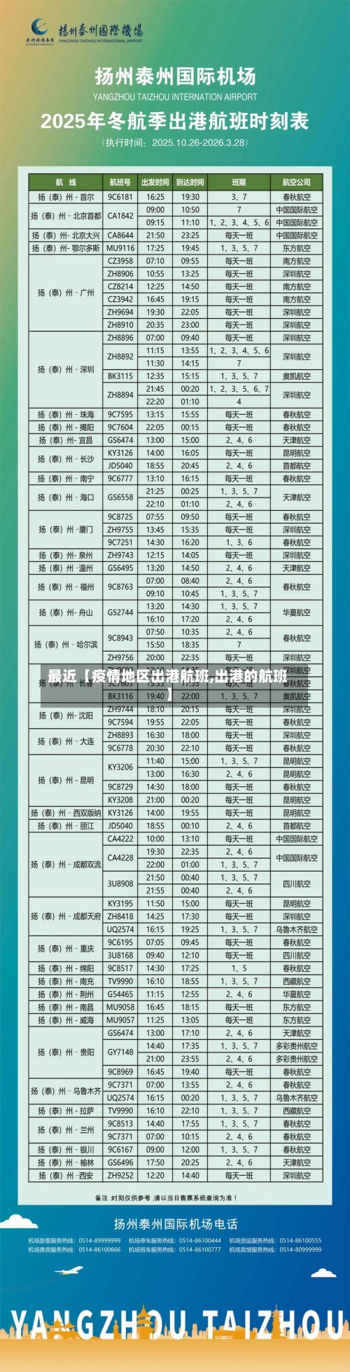 最近【疫情地区出港航班,出港的航班】