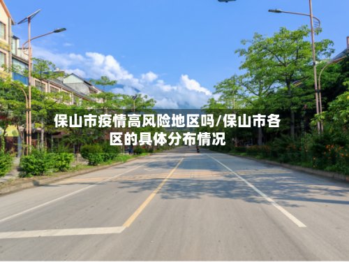 保山市疫情高风险地区吗/保山市各区的具体分布情况