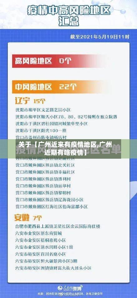 关于【广州近来有疫情地区,广州近期有啥疫情】-第2张图片