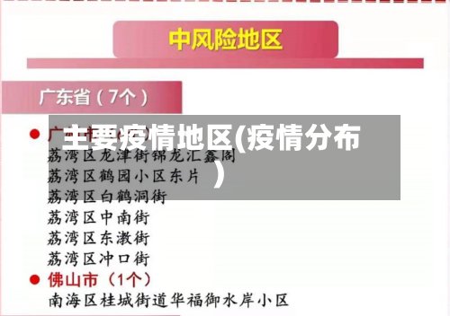 主要疫情地区(疫情分布)-第2张图片