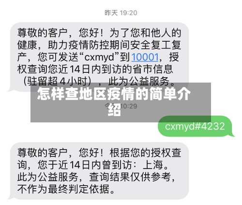 怎样查地区疫情的简单介绍