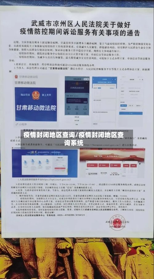 疫情封闭地区查询/疫情封闭地区查询系统