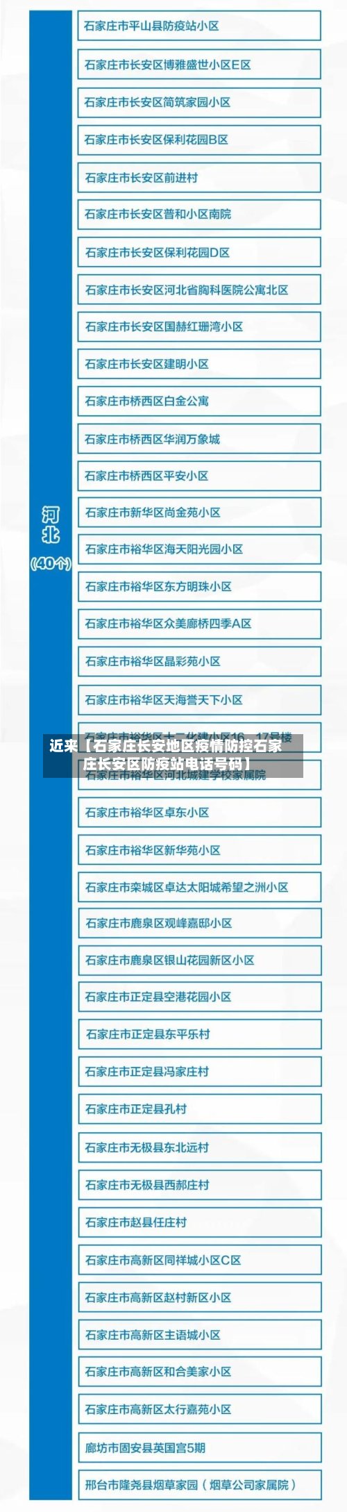 近来【石家庄长安地区疫情防控石家庄长安区防疫站电话号码】-第3张图片