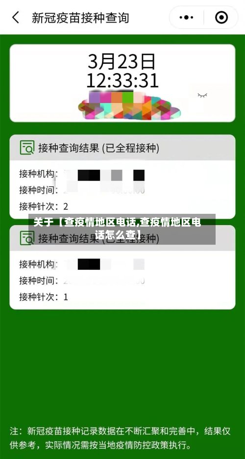 关于【查疫情地区电话,查疫情地区电话怎么查】-第3张图片