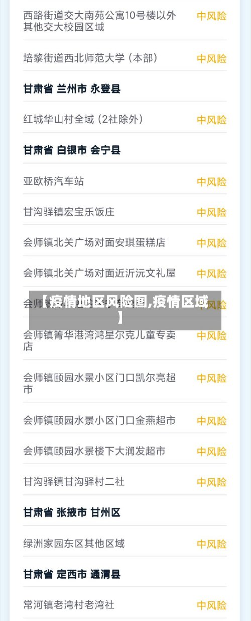 【疫情地区风险图,疫情区域】