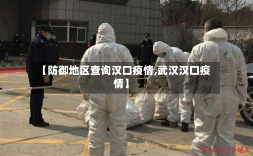 【防御地区查询汉口疫情,武汉汉口疫情】-第2张图片