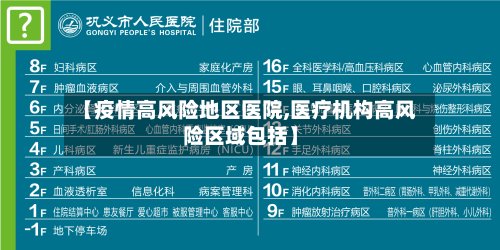 【疫情高风险地区医院,医疗机构高风险区域包括】