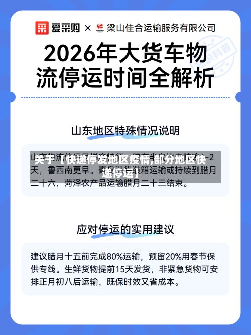 关于【快递停发地区疫情,部分地区快递停运】-第2张图片