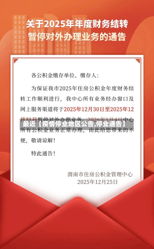 最近【疫情停业地区公告,停业通告】-第2张图片