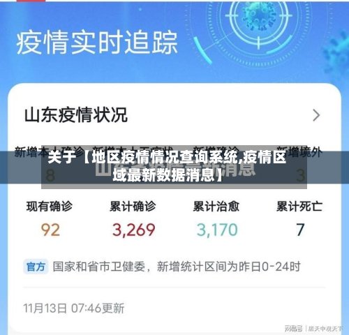 关于【地区疫情情况查询系统,疫情区域最新数据消息】