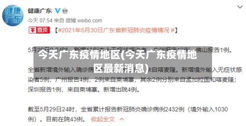 今天广东疫情地区(今天广东疫情地区最新消息)-第2张图片