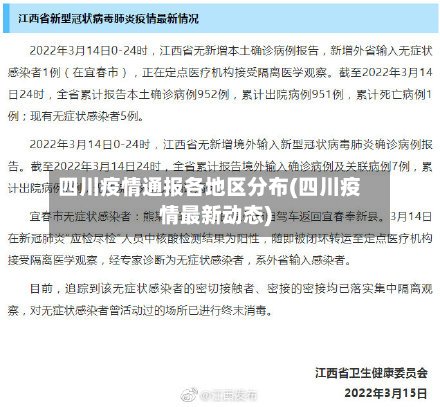 四川疫情通报各地区分布(四川疫情最新动态)