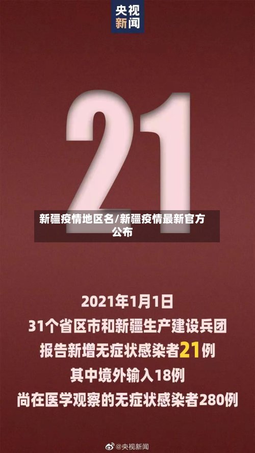 新疆疫情地区名/新疆疫情最新官方公布