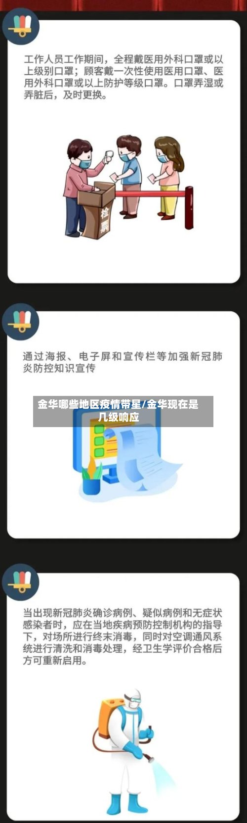 金华哪些地区疫情带星/金华现在是几级响应