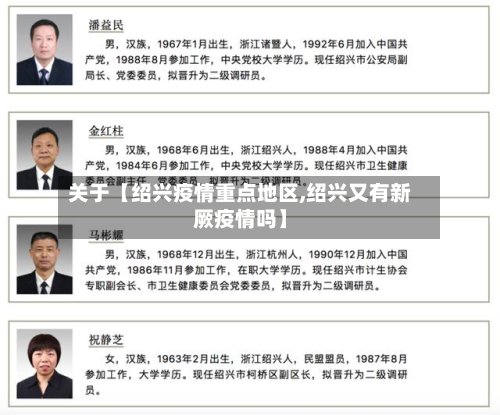 关于【绍兴疫情重点地区,绍兴又有新厥疫情吗】-第3张图片